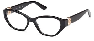 GUESS GU50119 005 Black Cat Eye Optical Eyeglasses Frame 51-16-140 GU RX - Picture 1 of 1