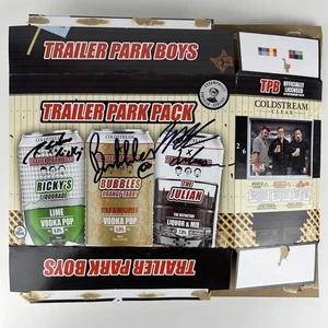 Trailer Park Boys Autograph Signed Trailer Park Pack Box Ricky Julian Bubbles - Bild 1 von 6