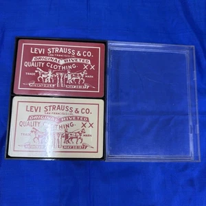 Juego de 2 barajas de cartas vintage de Levi Strauss & Co nuevas selladas - Imagen 1 de 14