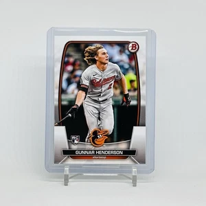 Tarjeta de béisbol Gunnar Henderson Rookie RC 2023 Bowman #65 Baltimore Orioles - Imagen 1 de 2