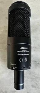 Audio-Technica AT2035 Cardioid Condenser Microphone - Black Untested - Picture 1 of 5