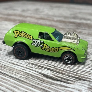 Vintage 1975 Hot Wheels Redline Poison Pinto hellgrün Druckguss Spielzeugauto - Bild 1 von 6