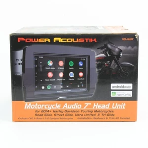 Power Acoustik HD-14KIT Motorcycle Audio 7" Head Unit for 2014+ Harley Touring - Picture 1 of 4