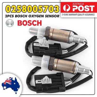 NEW Pair BOSCH OXYGEN SENSORS For Holden Commodore VTII VU Ute VX VY Adventra - image 1 of 4