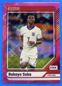 Bukayo Saka - 2024-25 Panini Donruss FIFA Pink Diamond /25 - Arsenal - England - Picture 1 of 1