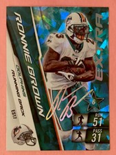 2010 Adrenalyn XL Extra #ES17 Ronnie Brown PARALLEL Silver Facsimile Signature