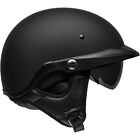 Bell Pit Boss Open Face Motorcycle Helmet with Visor Flat Matte Black Large LG