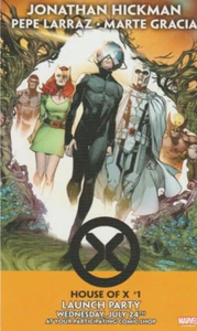 2019 Marvel Comics House of X # 1 Launch Party Promo Postcard 4.5" x 7" - X-men - Picture 1 of 2