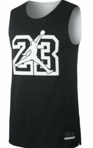 NEW Nike Air Jordan He Got Game Reversible Mesh Jersey AR1257-010 Black - Picture 1 of 6