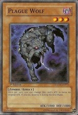 Plague Wolf SDZW-EN015 Common 1st Edition Near Mint YuGiOh Card