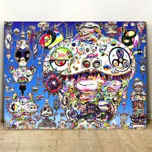TAKASHI MURAKAMI Gero Tan CANVAS PRINT JAPANESE POP ART 16x12" - Picture 1 of 1