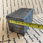 3” Steel Square Bar 5" L Racing Ballast Blacksmith Machining Cold Rolled Cube