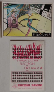 figurine PANINI FIORUCCI STICKERS 1984 #77 velina sovrastampa annullo speciale - Foto 1 di 1