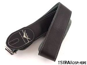 Fender Custom Shop GUITAR STRAP, Strat Black Leather Vintage Custom '58 Tele. - Picture 1 of 1