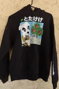 Nintendo KK Slider Animal Crossing black Hoodie sz M - Picture 1 of 4