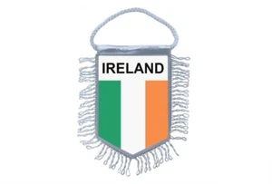 Mini banner flag pennant window mirror cars country banner irleand irish - Bild 1 von 1