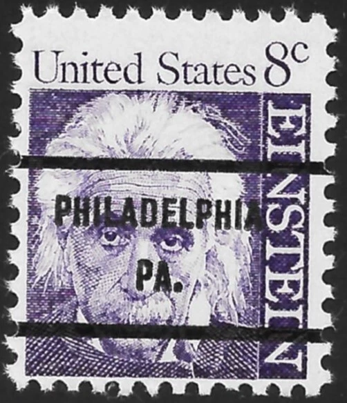 Scott #1285 Untagged MINT NEVER HINGED Single Precanceled "PHILADELPHIA PA." - Image 1 of 1