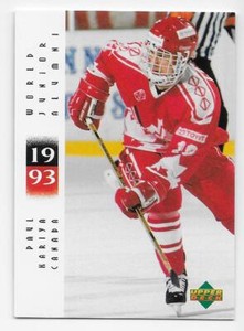 1995 UPPER DECK WORLD JUNIOR ALUMNI Hockey (#1-15) U-Pick From List