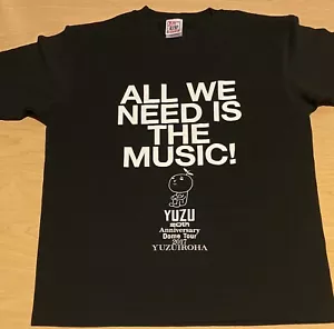 YUZU 20th Anniversary Tour Concert T-Shirt Japan NEW Yuzuiroha 2017 Tokyo CREW L - Picture 1 of 8