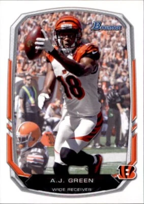 A.J. Green 2013 Bowman Card #80 - Image 1 of 2
