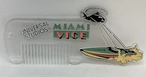 Universal Studios MIAMI VICE Stunt Show 80’s Hair Comb Boat Helicopter 1984 RARE - Bild 1 von 7
