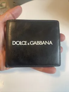 DOLCE & GABBANA Wallet Gentleman Black Soft Leather Bifold Wallet. - Picture 1 of 15