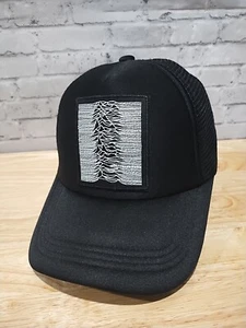 Joy Division Adult Black Trucker Hat Classic Rock Punk Band Baseball Cap - Picture 1 of 6