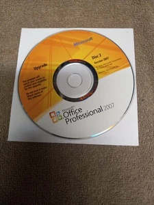 Microsoft Office Professional 2007 - Upgrade - Disk 2 Only - No Key - Picture 1 of 2