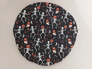 Scalda Tortilla Microonde 10" Scheletri Rotondi Halloween - Foto 1 di 2