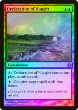 Declaration of Naught FOIL Morningtide PLD Blue Rare MAGIC MTG CARD ABUGames