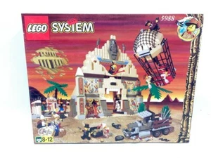 LEGO System 5988 Adventurers Pharaoh's Forbidden Ruins 1998 Openned Unassembled - Picture 1 of 8