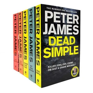 Roy Grace Series Books 1-5 Collection Set by Peter James (Dead Simple, Looking G - Picture 1 of 4