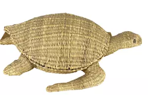 Mario Lopez Torres Mexiko Rattan Schildkröte große Truhe grüne Augen 1974 1200 $ 2,5 Fuß - Bild 1 von 7