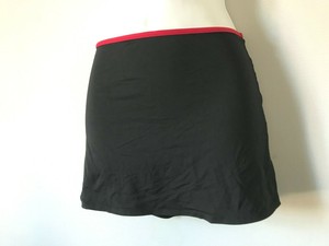 womens red swim skirt
