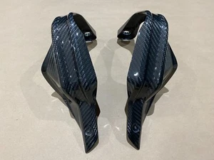 Protector de manillar delantero de fibra de carbono 2013-2018 F800GS Adventure carenado cubierta - Imagen 1 de 5