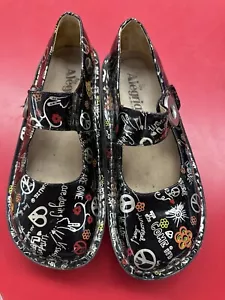 Alegria Classic Mary Jane Peace & Love Hippie Gr. 37 - US 6,5 - 7 PG Lite PAL 311 - Bild 1 von 10