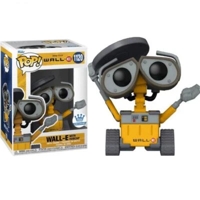 FUNKO POP ! DISNEY PIXAR WALL-E (1120) WALL-E WITH HUBCAP EXCLUSIVE VINYL FIGURE
