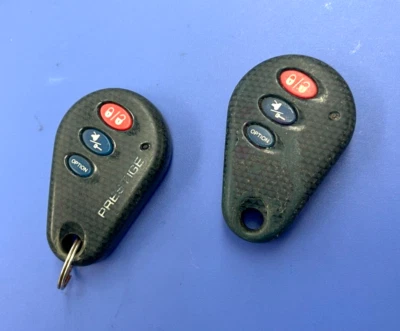 2x PRESTIGE 3-BUTTON REMOTE TRANSMITTER FOB APS99BT3BCF4 ELVAT1C - TESTED - Image 1 of 2