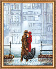 Bead Embroidery Kit "Foul weather" size 12.6"x15.0" / 32.0x38.0 cm