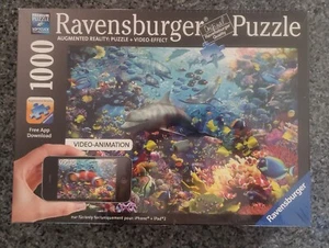 NEW Ravensburger COLORFUL UNDERWATER KINGDOM 1000 piece puzzle augmented reality - Picture 1 of 6