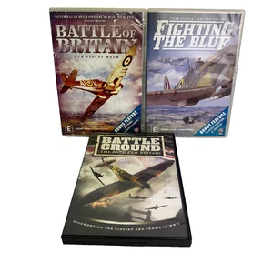 War DVD Bundle of 3 Battle Ground Battle of Britain Fighting The Blue Free Post - Picture 1 of 8