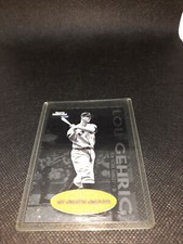 LOU GEHRIG ~ 1999 Sports Illustrated Greats of the Game Record Breakers #8 