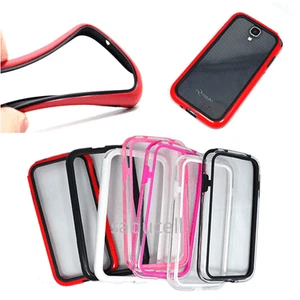 Rubber Soft TPU Gel Ultra Thin Bumper Case Cover For Samsung Galaxy S4 i9500 - Picture 1 of 12