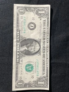 1969 D $1.00 VINTAGE Note Serial J37581197B - Picture 1 of 2