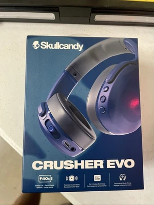 Skullcandy - Crusher Evo Over-the-Ear Wireless Headphones - Midnight Blue NEW