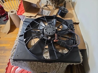 1997 Lincoln V8 электрический вентилятор охлаждения 18,5 «x 21,5» + запасной двигатель 1967 68 Camaro bbc - Изображение 1 из 4