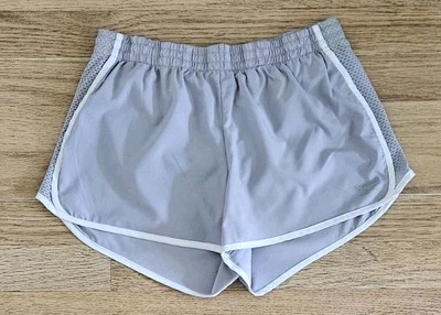 Pantalones cortos de running Reebok grises para mujer medianos Foto 1 de 4