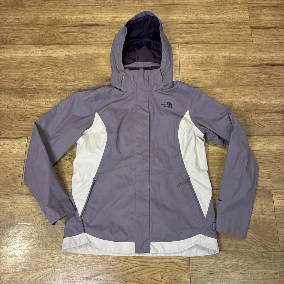 Chaqueta North Face para mujer M púrpura DryVent abrigo de lluvia con capucha ligero al aire libre Foto 1 de 4