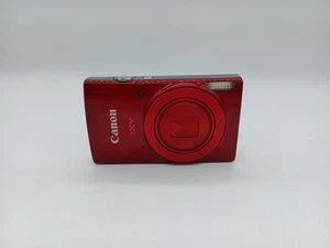 Canon IXY 190 red PowerShot ELPH 190 is IXUS - Picture 1 of 7
