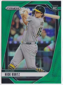 2025 Panini Prizm Prizms Green #213 Nick Kurtz RC Color Match - Picture 1 of 1